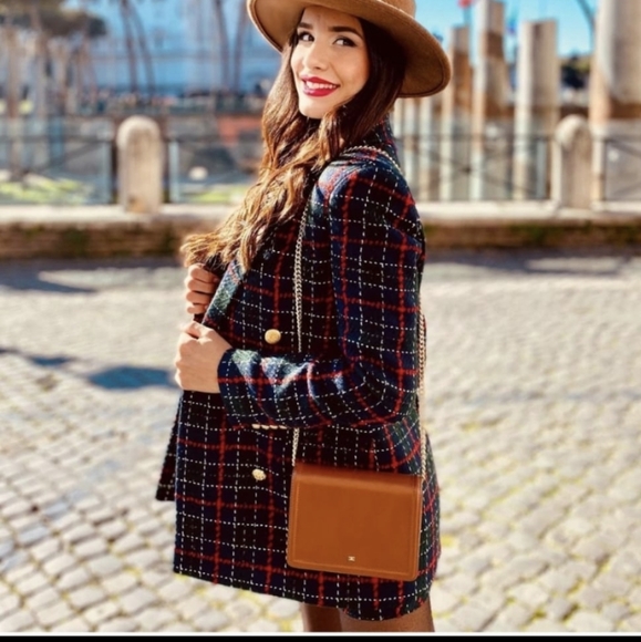 Zara plaid Blazer - Picture 3 of 6
